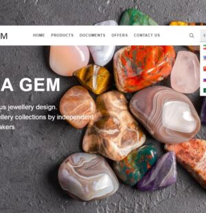 طراحی سایت صادراتی سنگ های زینتی